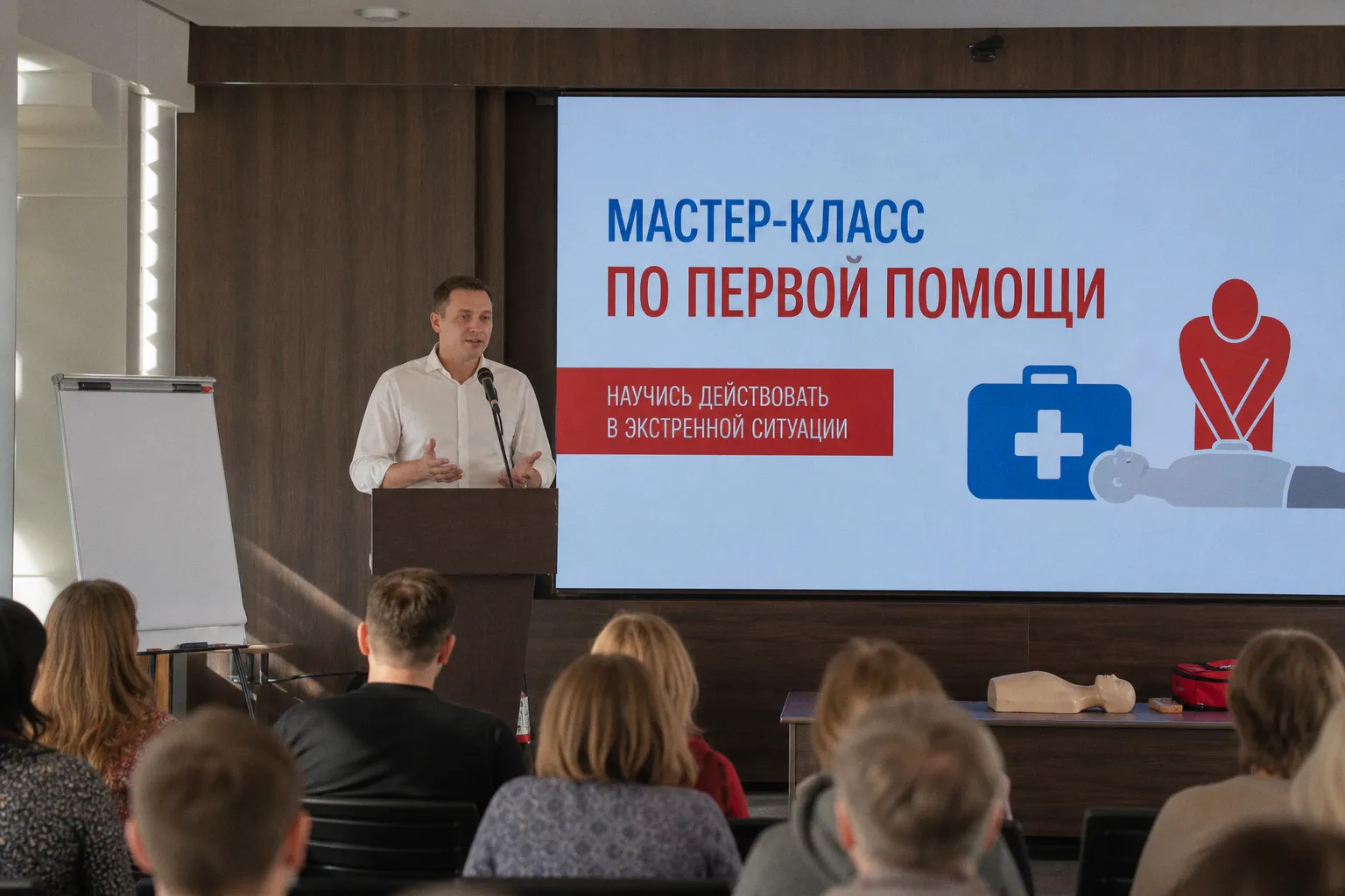 Жителей Кемерова приглашают на бесплатный мастер-класс по первой помощи